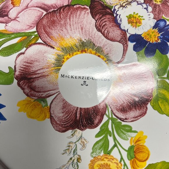 Mackenzie Childs enamel bowl and plate - Picture 3 of 8